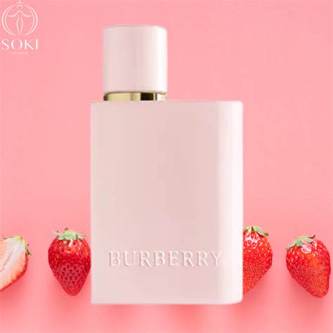 burberry pear and strawberry|Burberry her perfume.